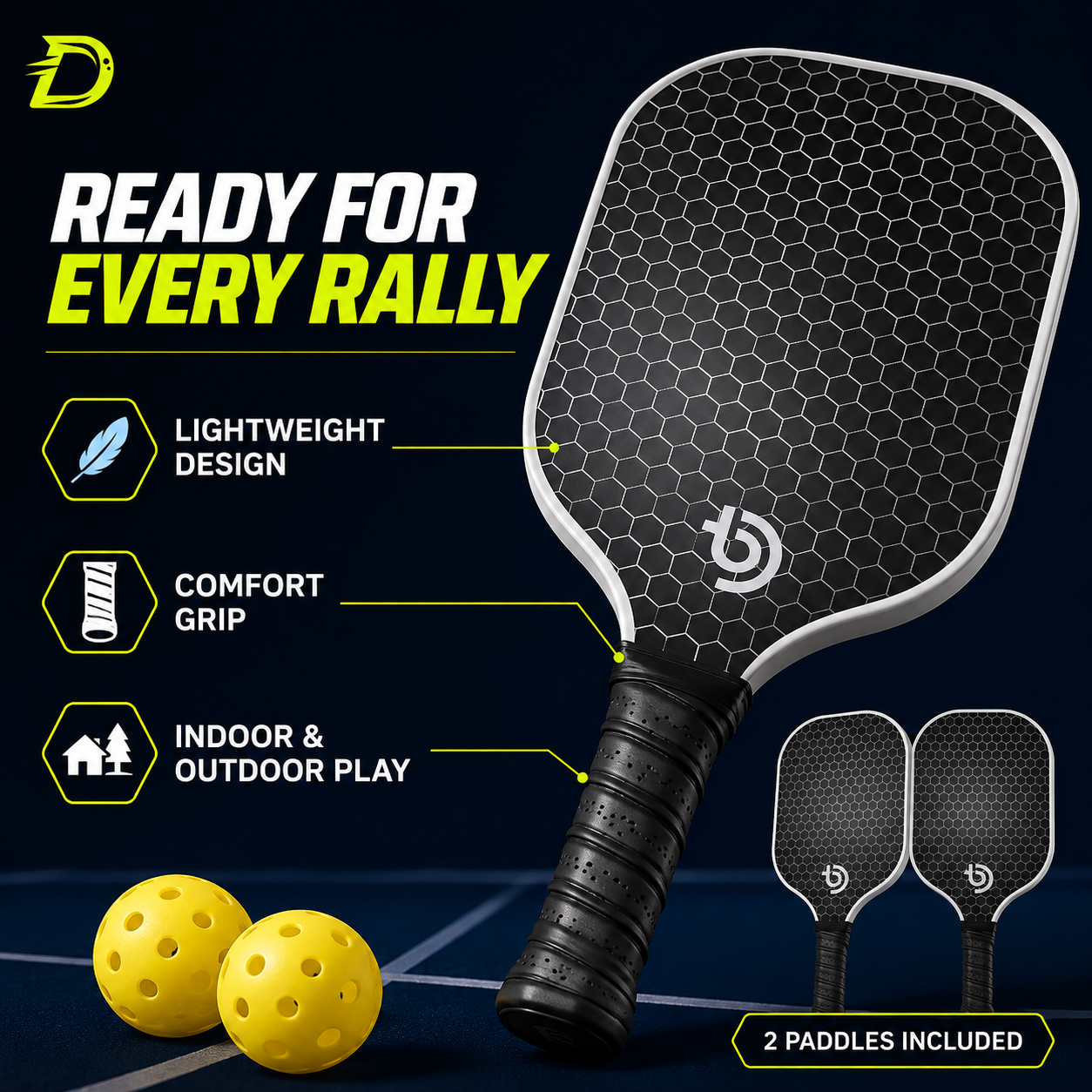Complete Pickleball Starter Set + FREE Accessory Kit